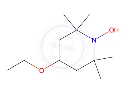 Chemical structure of Piperidine, 4-ethoxy-1-hydroxy-2,2,6,6-tetramethyl-(9CI)