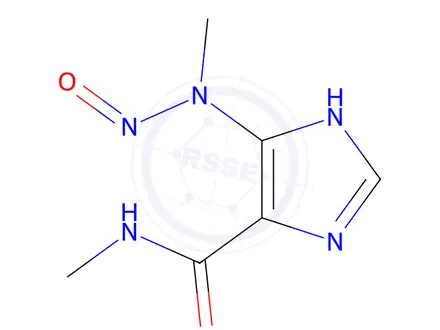 Chemical structure of N-Nitroso Theophylline EP Impurity D