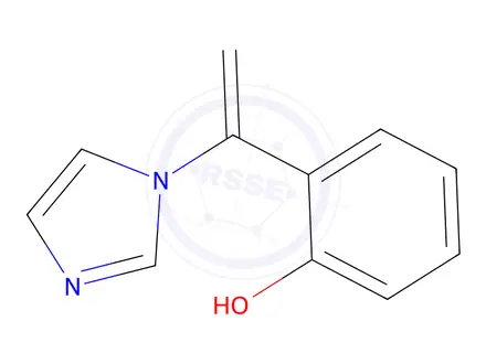 Chemical structure of 2-[1-(1H-imidazol-1-yl)ethenyl]phenol