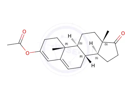 Chemical structure of Androsta-3,5-diene-17-one-(3-acetyloxy)
