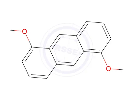 Chemical structure of 1,5-dimethoxyanthracene