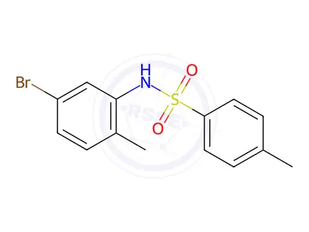 Chemical structure of N-(5-Bromo-2-methylphenyl)-4-methylbenzenesulfonamide