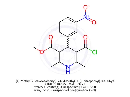 Chemical structure of Lercanidipine Impurity 77