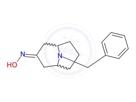 Chemical structure of n-{9-benzyl-9-azabicyclo[3.3.1]nonan-3-ylidene}hydroxylamine