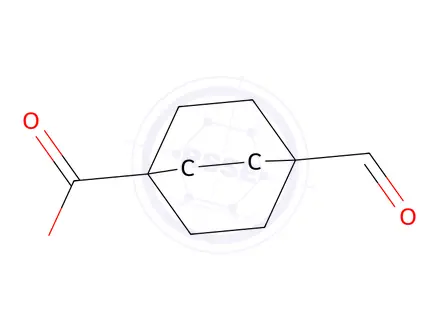 Chemical structure of 4-Formylbicyclo[2.2.2]octane-1-carboxylic acid