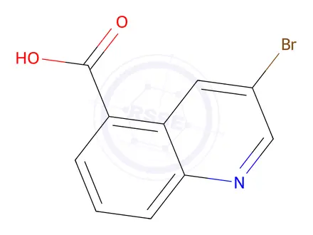 Chemical structure of 3-bromoquinoline-5-carboxylic acid