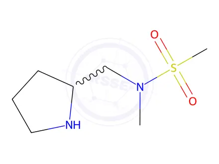 Chemical structure of N-methyl-N-(pyrrolidin-2-ylmethyl)methanesulfonamide