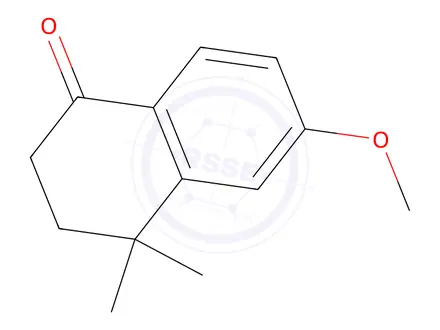 Chemical structure of 6-Methoxy-4,4-dimethyl-3,4-dihydronaphthalen-1(2H)-one