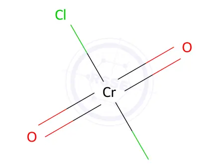 Chemical structure of Chromyl chloride