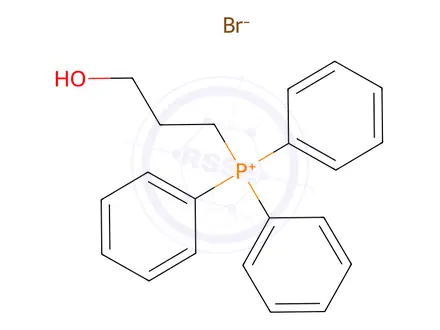 Chemical structure of (3-Hydroxypropyl)triphenylphosphonium bromide