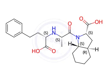 Chemical structure of Trandolapril EP Impurity E (Trandolapril USP Related Compound E, Trandolaprilat)
