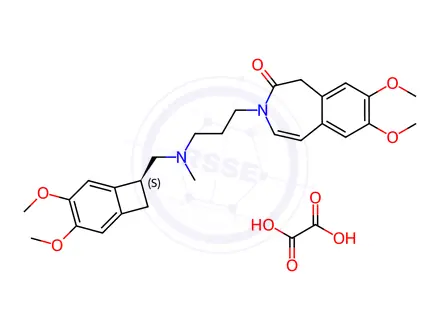 Chemical structure of Dehydro Ivabradine Oxalate