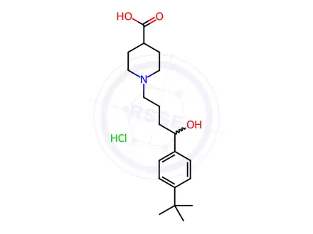 Chemical structure of Terfenadine-Impurity E (Hydrochloride)