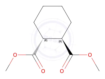 Chemical structure of (1R,2R)-Dimethylcyclohexane-1,2-dicarboxylate