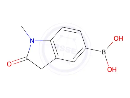 Chemical structure of (1-Methyl-2-oxoindolin-5-yl)boronic acid