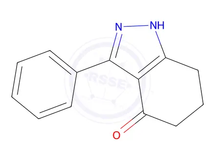 Chemical structure of 3-Phenyl-6,7-dihydro-1H-indazol-4(5H)-one