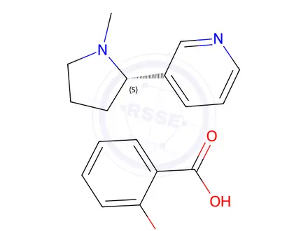 Chemical structure of Nicotine Salicylate