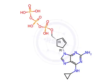 Chemical structure of Abacavir Triphosphate