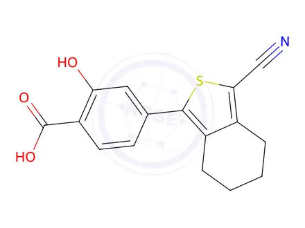 Chemical structure of Biphenyl compound 5