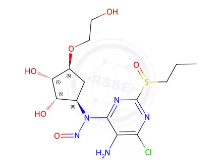 Chemical structure of Ticagrelor impurity 167