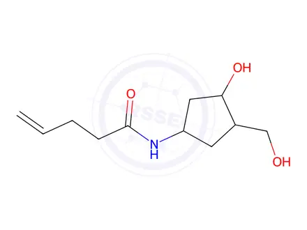 Chemical structure of N-(3-Hydroxy-4-(hydroxymethyl)cyclopentyl)pent-4-enamide