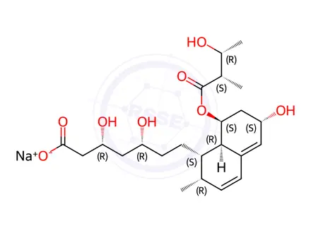 Chemical structure of (R)-3’’-Hydroxy Pravastatin Sodium Salt