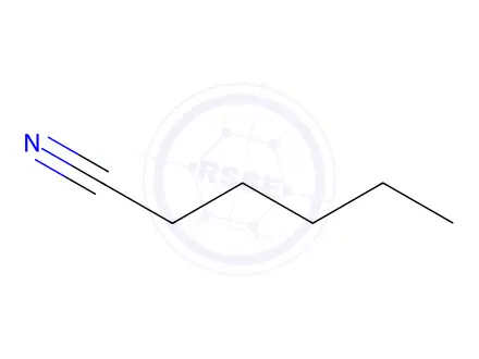 Chemical structure of Hexanenitrile
