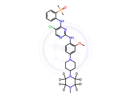 Chemical structure of Brigatinib D8