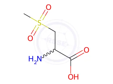 Chemical structure of (Methylsulfonyl)alanine