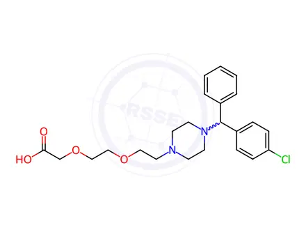 Chemical structure of Cetirizine EP Impurity E