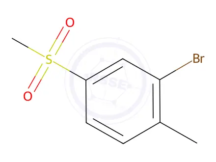 Chemical structure of 2-Bromo-4-(methylsulfonyl)toluene