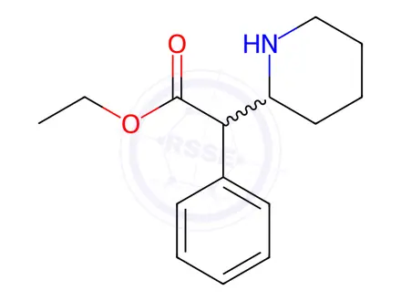 Chemical structure of Ethylphenidate