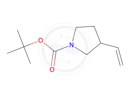 Chemical structure of tert-Butyl 3-vinylpyrrolidine-1-carboxylate