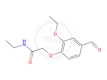 Chemical structure of 2-(2-Ethoxy-4-formylphenoxy)-N-ethylacetamide