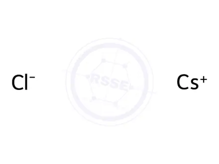 Chemical structure of Cesium Chloride