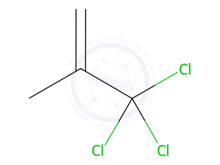 Chemical structure of 3,3,3-trichloro-2-methylprop-1-ene