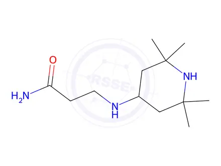 Chemical structure of N3-(2,2,6,6-Tetramethyl-4-piperidinyl)-beta-alaninamide
