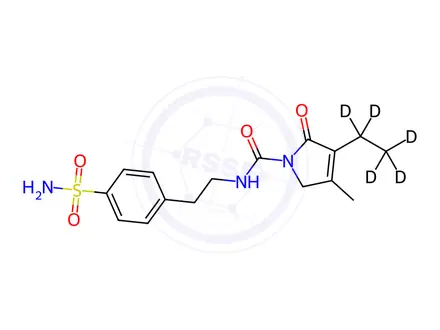 Chemical structure of Glimepiride EP Impurity B-D5
