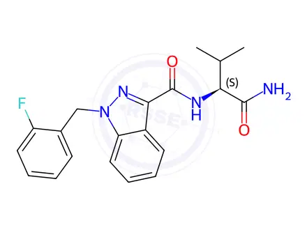 Chemical structure of AB-FUBINACA 2-Fluorobenzyl Isomer