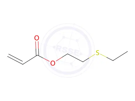 Chemical structure of 2-(ethylthio)ethyl acrylate