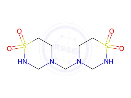 Chemical structure of Taurolidine