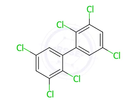 Chemical structure of 2,2',3,3',5,5'-Hexachlorobiphenyl