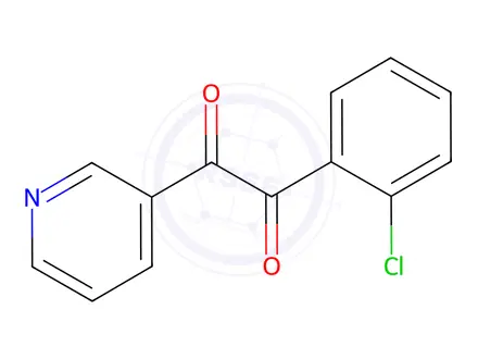 Chemical structure of 1-(2-CHLOROPHENYL)-2-(PYRIDIN-3-YL)ETHANE-1,2-DIONE