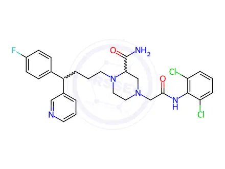 Chemical structure of soluflazine