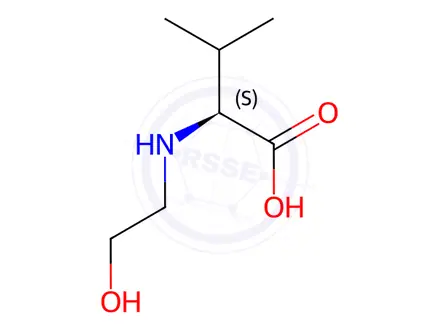 Chemical structure of N-2-(Hydroxyethyl)-L-valine