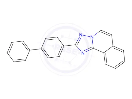 Chemical structure of 2-([1,1'-Biphenyl]-4-yl)-[1,2,4]triazolo[5,1-a]isoquinoline
