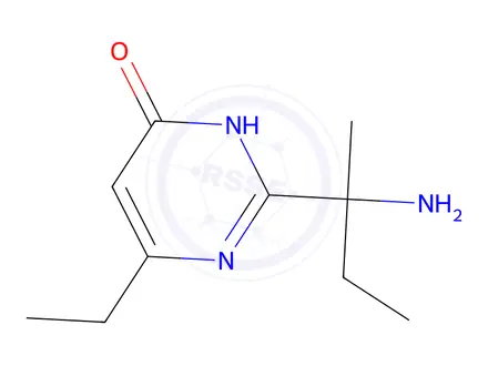 Chemical structure of 2-(2-Aminobutan-2-yl)-6-ethylpyrimidin-4(3H)-one