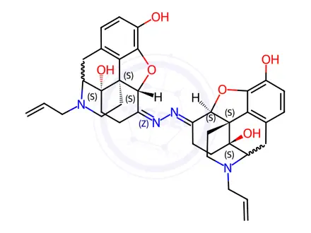 Chemical structure of Naloxonazine dihydrochloride-NSC 612113