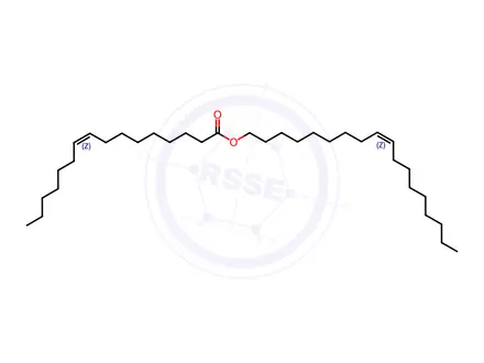 Chemical structure of octadecenyl hexadecenoic