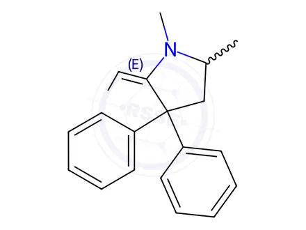 Chemical structure of Methadone Metabolie (EDDP)